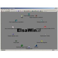 자동 복구 소프트웨어 ElsaWin 6.0 작업 V-W 아우디 Elsa Win 수리 데이터 진단