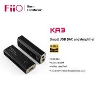 FiiO JadeAudio C타입 4.4 잭 USB DAC DSD512 오디오 안드로이드 iOS 맥 윈도우 10 KA3