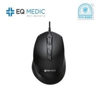 [기타] EQ medic SANITIZE M3 블랙 항균유선 마우스