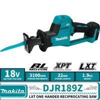 Makita- LXT 브러시리스 무선 한 손 왕복 톱 18V 리튬 전동 공구 DJR189Z