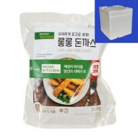 모노키친 롱롱 돈까스 냉동 320g 4개 아이스박스