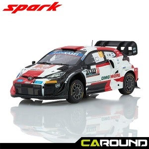 스파크 1:43 토요타 GR 야리스 랠리1 No.69 가주 레이싱 WRT 2022 케냐 사파리 랠리 우승 - 로반페라