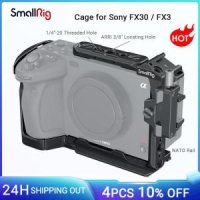 SmallRig 카메라 케이지 리그 키트 소니 FX30 / FX3 용 케이블 클램프 콜드 슈 마이크 라이트 4138 NATO 레