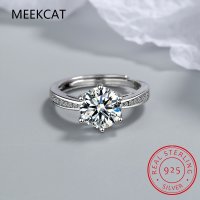 모이사나이트 반지 다이아반지 랩 다이아몬드 1 캐럿 d-color 오리지널 moissanite 스톤