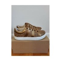 UGG 어그 키즈 여아 마커스 스니커즈 글리터 레오파드 사이즈 미국 4 CHESTNUT