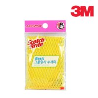 스카치브라이트 그물 망사 주방 수세미 3M