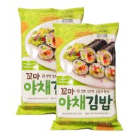 풀무원 꼬마김밥 야채 김밥 세트 124gx2입 아이스박스무료