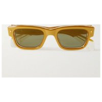 자크 마리 마지 남성 Jeff Square-Frame Acetate and Gold-Tone Sunglasses 선글라스 JMMJF 4040 GOLD