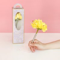 [비아케이스튜디오]옐로우 그레이스풀 피오니 작약 플라워펜 - yellow graceful peony flower pen