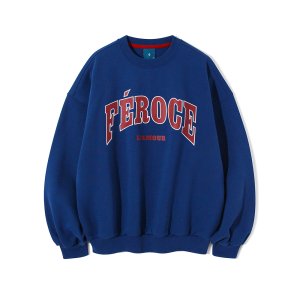 [다이아몬드 레이라] (Diamondlayla) Feroce Arch Logo Sweatshirt T83 - Blue