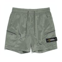 내셔널지오그래픽 유니 카고 포켓 버뮤다 팬츠 ARMY GREEN N222UBS430