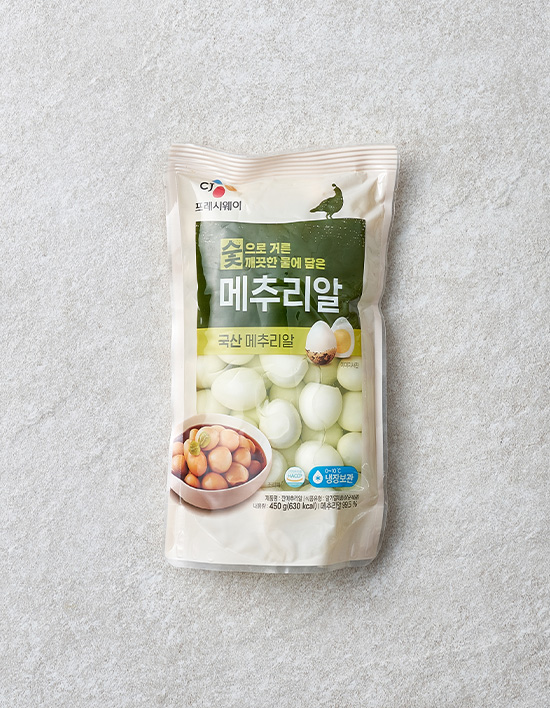 CJ 깐메추리알 성분 분석