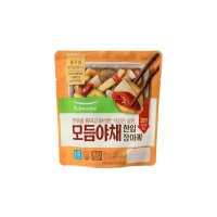 풀무원 어르신반찬 반듯한식 모듬야채 한입장아찌 300g 밥도둑 냉장고기본찬 밑반찬 별미 1개 1세트