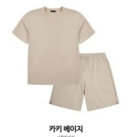 밀레 여름용 싱하 라운드 반팔 반바지 남성 SET MVSUT459