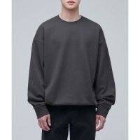 ST안다르D 플랫 테리 오버사이즈 스트링 스웨트셔츠 건메탈 FLAT TERRY OVERSIZE STRING SWEATSHIRT GUNMET