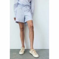 독일 자라 ZARA FABRIC 뮬 트레이너 - Ecru 551279