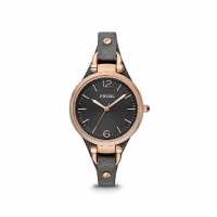 독일 포실 여자 시계 Fossil Georgia Womens 워치 쿼츠Movement 레더