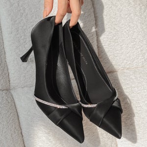 세르나 큐빅 스틸레토 힐(5 / 7cm)