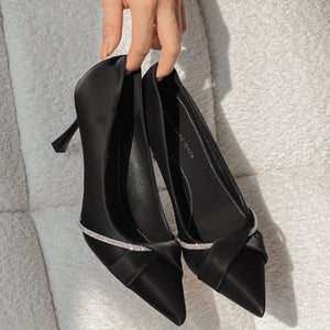 세르나 큐빅 스틸레토 힐(5 / 7cm)