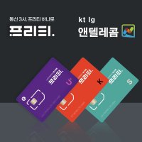 엔텔레콤 ntelecom 앤텔레콤 선불유심 비대면개통 usim 프리티 알뜰폰  프리티텔레콤  LG