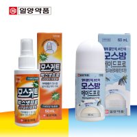 일양약품 휴대용 여행용 천연 모기 기피제  02. 바르는 모스밤 60ml  1개  60ml