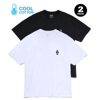 예일 티셔츠 반팔 COOL COTTON EMBROIDERY DAN TEE WHI