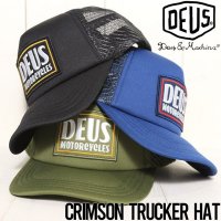 데우스 엑스마키나 메쉬 캡 모자 CRIMSON TRUCKER HAT