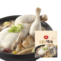 올품 찹쌀 누룽지 백숙 750g x 2봉 냉동 밀키트 삼계탕