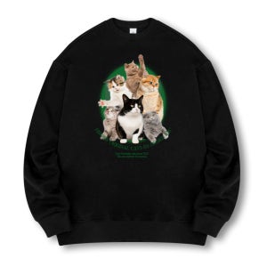 😺귀여움이 배가 되는 고양이 프린팅 맨투맨😺, 오리지널데이