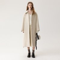 KINDERSALMON FW23 Overfit Single Coat Cream - 크림