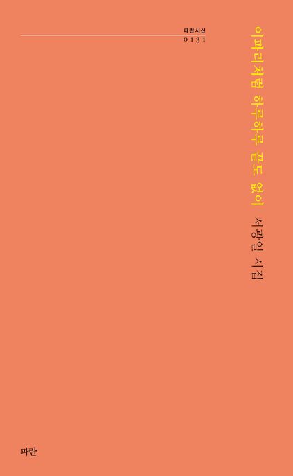 이파리처럼 하루하루 끝도 없이 : 서광일 시집 표지이미지