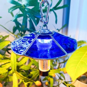 반짝이는 윤슬 스테인드글라스 골제로 캠핑램프 쉐이드, 이번생은글라쓰