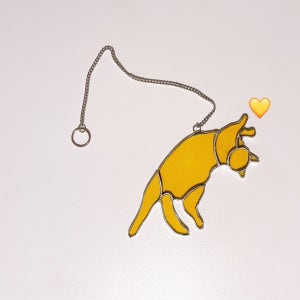 스테인드글라스썬캐쳐 발라당고양이💓, 쎄알리스