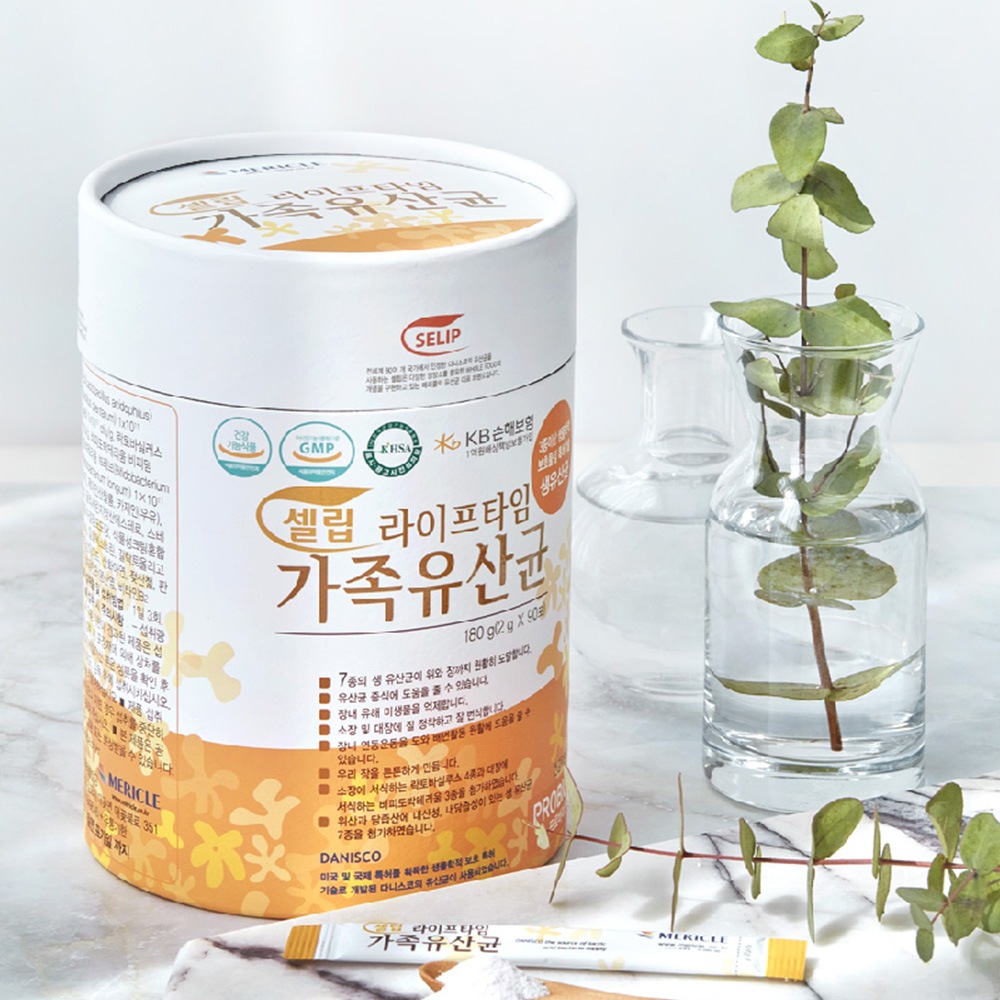 <b>셀립</b> 라이프타임 가족유산균 2g180포