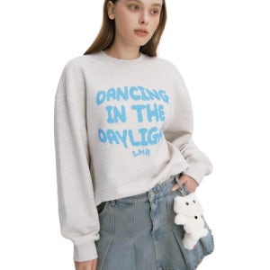 [엘엠알] 비비드 레터링 프린팅 맨투맨 OATMEAL BQQMMXF203OT