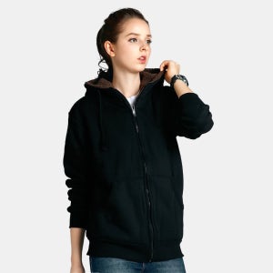 푸조 플리스 양털 후드집업 FZ-324