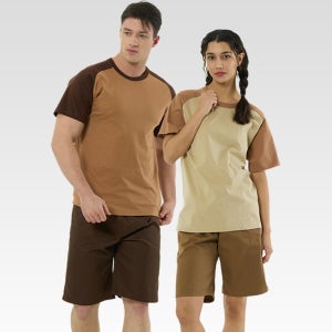 찜질복 사우나 찜질방옷 20수 나그랑 반팔 상하 세트 NRSS-142