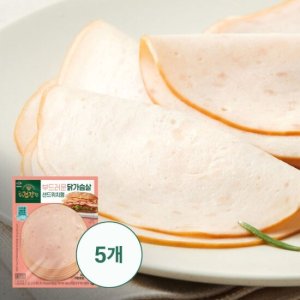 [CJ제일제당]더건강한 닭가슴살 샌드위치햄 90g x 5개