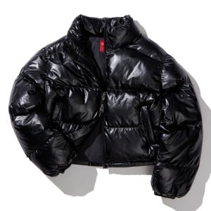 [비터셀즈] 글로시 크롭 푸퍼 자켓-블랙 GLOSSY CROP PUFFER JACKET-Black