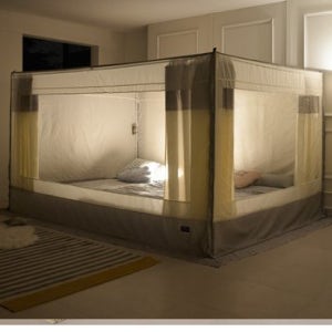 소프트 사각 난방텐트 모던레터링 패밀리 세트(프레임포함) 방한 보온 실내 바람막이 텐트