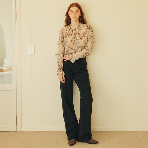 [오앨] WIDE JEANS_BLACK