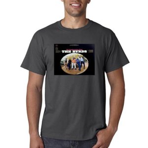 템버린 노래방용 BYRDS 티셔츠 탬버린 맨 비닐 cd 커버 셔츠 Men
