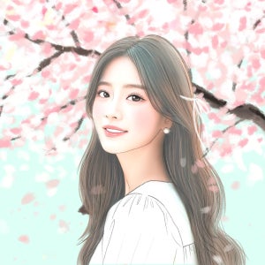하루완성 그림🌺, 치즈라떼