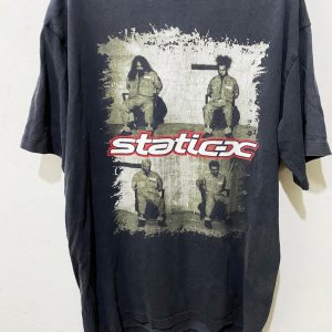빈티지 90년대 스태틱 X 위스콘신 데스 트립 셔츠 사이즈 L