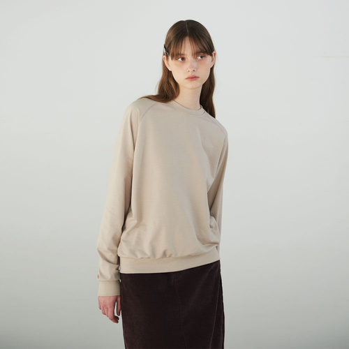 [38컴온커먼] Light Sweat shirts (Beige)