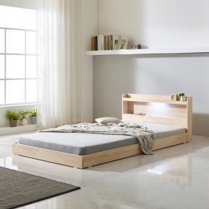 파로마 네오 솔라크 편백나무 LED 저상형 원목침대 프레임 SS