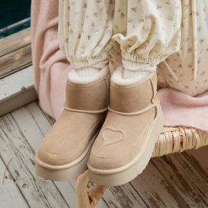 [마크모크] Ador 5color 소가죽 양털퍼 방한 어그부츠 5cm Ador