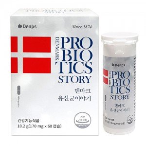 덴프스 덴마크유산균이야기 2개월 60캡슐 100억 LGG 유산균 프로바이오틱스