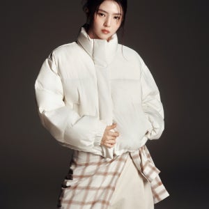 [무신사 스탠다드 우먼] 우먼즈 데일리 푸퍼 숏 패딩 재킷 [아이보리] MWCJPAZ04-IV