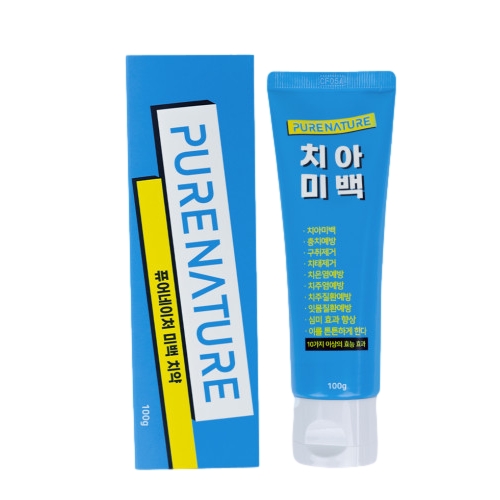 퓨어네이처 미백 치약 100g